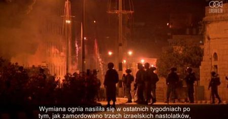 Młodzi Palestyńczycy starli się z izraelską policją