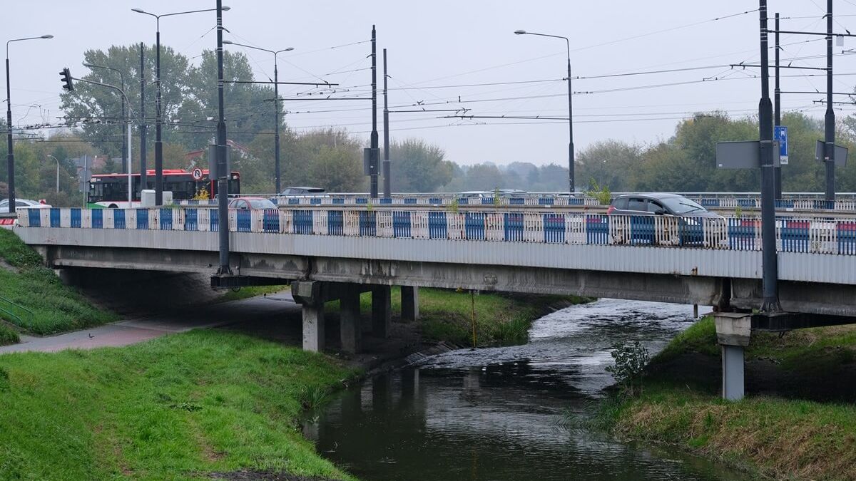 Most na Bystrzycy w ciągu al. Unii Lubelskiej w Lublinie