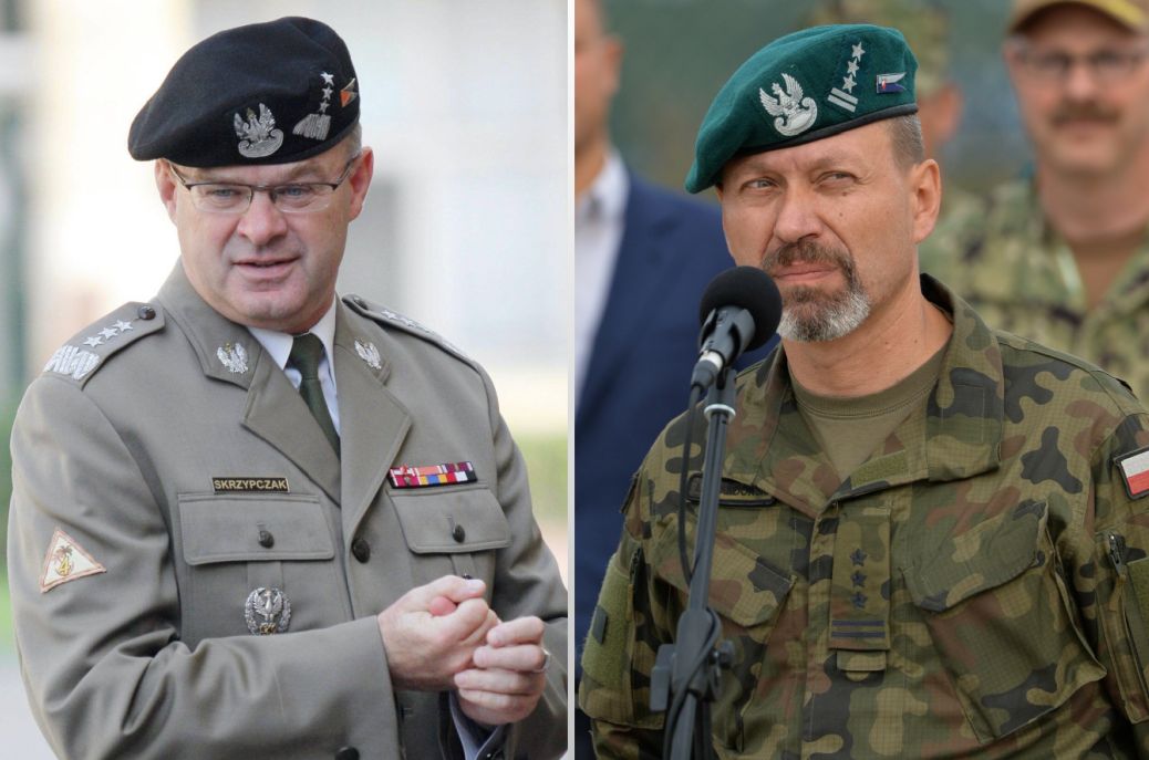 Gen. Waldemar Skrzypczak i płk rez. Piotr Lewandowski