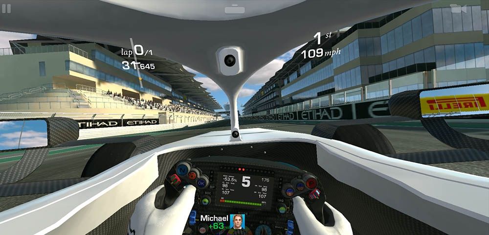 Real Racing 3 na smartfonie Cubot X20 Pro