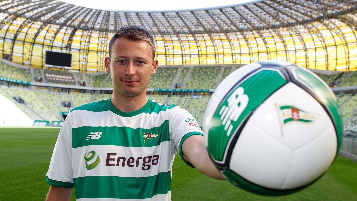 Jarosław Kubicki w barwach Lechii (fot Lechia Gdańsk)