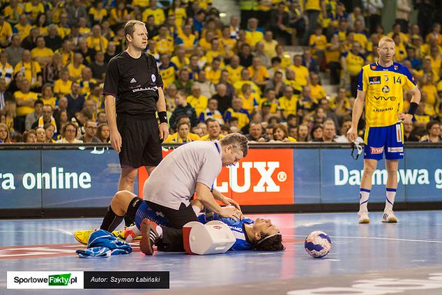 Eklemović poważnie stłukł bark w mecz z Vive Targami Kielce