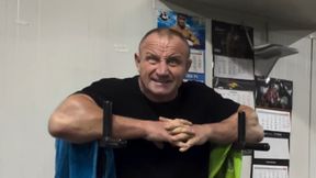 "Pudzian" dolał oliwy do ognia. Padło hasło "pinokio"