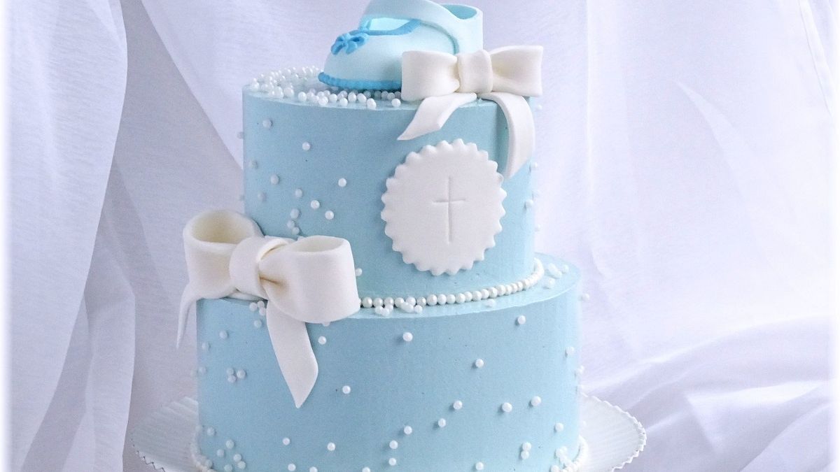 Tort na chrzciny autorstwa cukierni Torty w Kwiatki