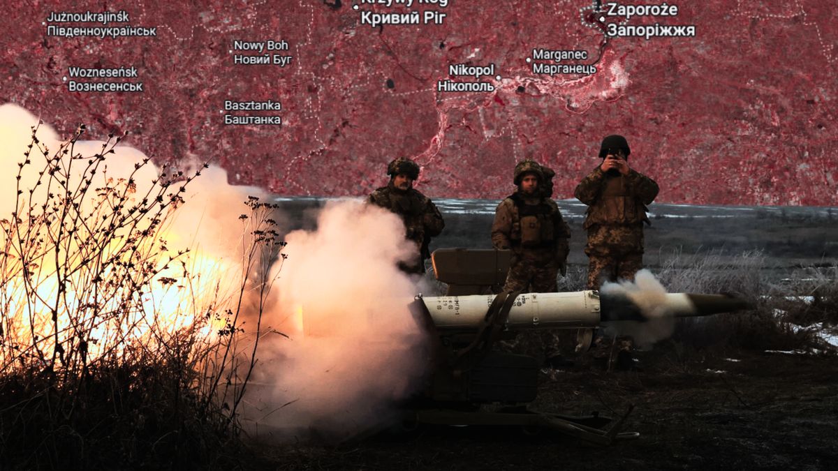   Ukraińskie kontruderzenie na Zaporożu