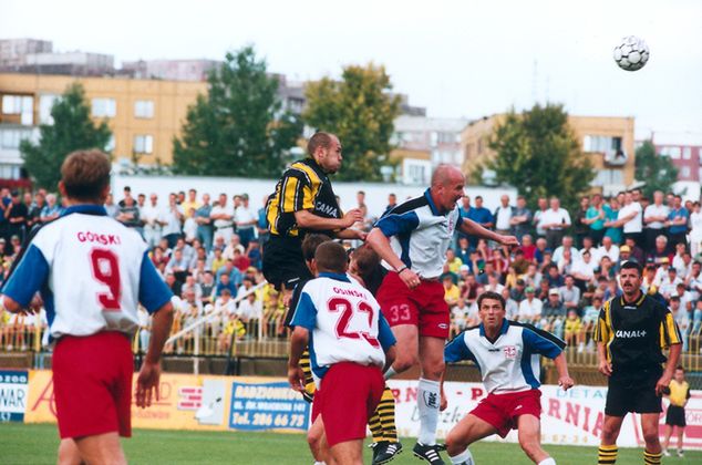 Mecz Ruch Radzionków - ŁKS Łódź. Trybuny pękały w szwach. Fot. Newspix/Tomasz Markowski