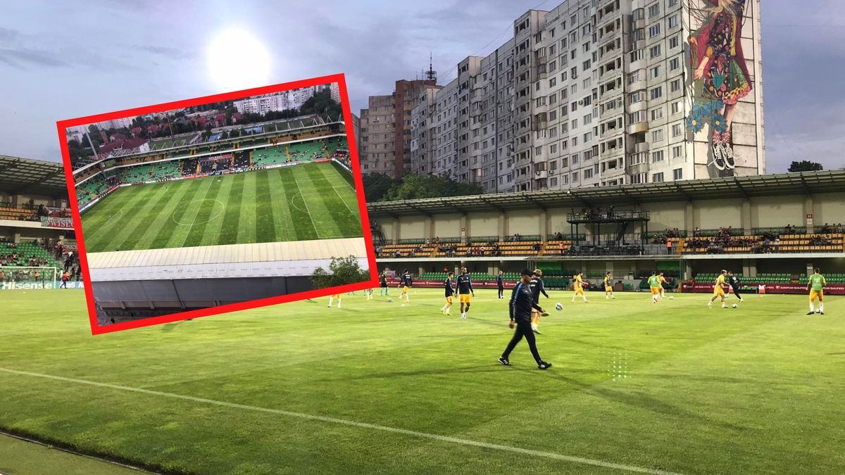 Widok na stadion w Kiszyniowie