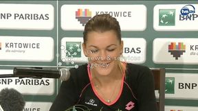 Radwańska zaczęła turniej w Katowicach od wygranej (wideo)
