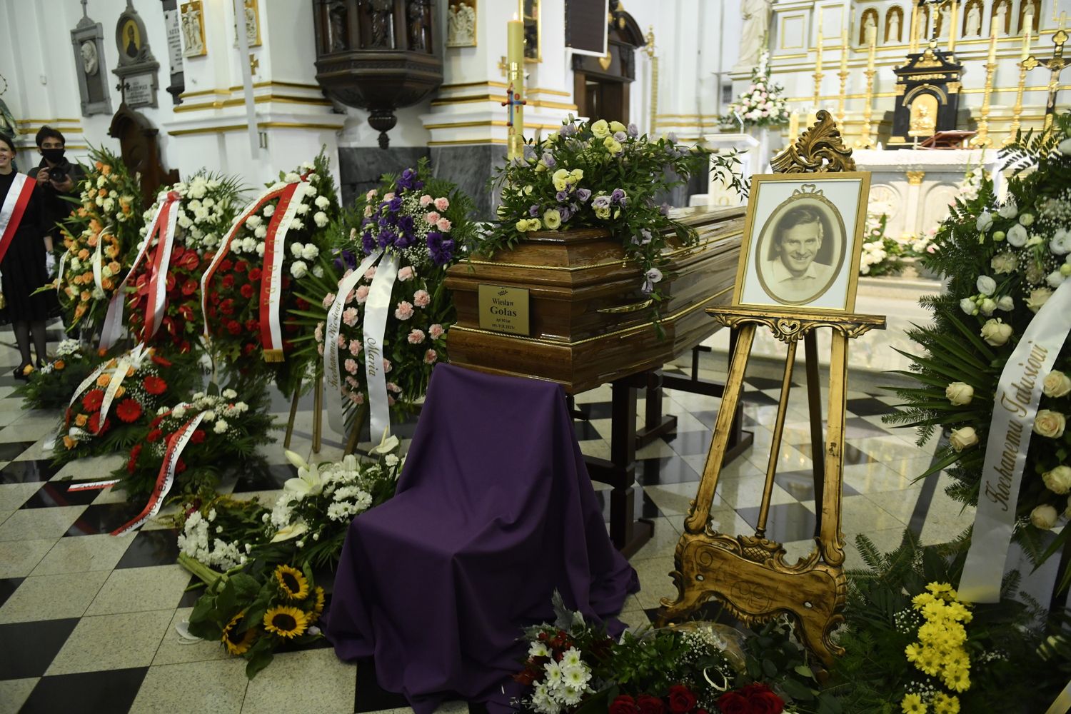Pogrzeb Wiesława Gołasa