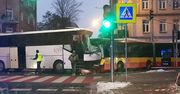 Zderzenie autobusów w Warszawie. Są ranni