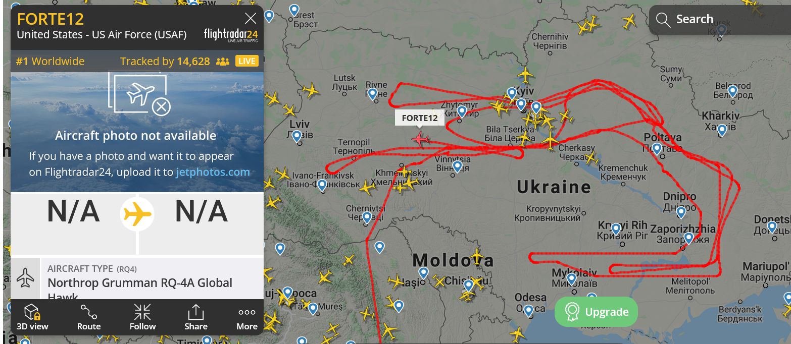 Amerykański dron nad Ukrainą 