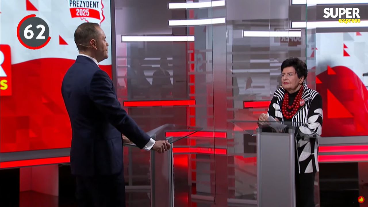 Zdumiewające pytanie do Nawrockiego. Zadała je Senyszyn