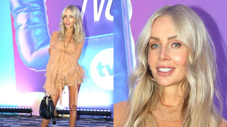 Agnieszka Woźniak-Starak na prezentacji ramówki TVN