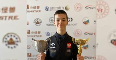 Michał Szubarczyk podwójnym Mistrzem Europy w snookerze! Młody lublinianin sięgnął po kolejne zwycięstwa
