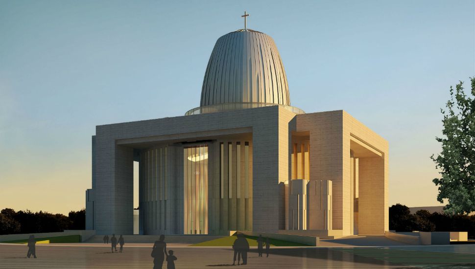 Wizualizacja Świątyni Opatrzności Bożej w Warszawie