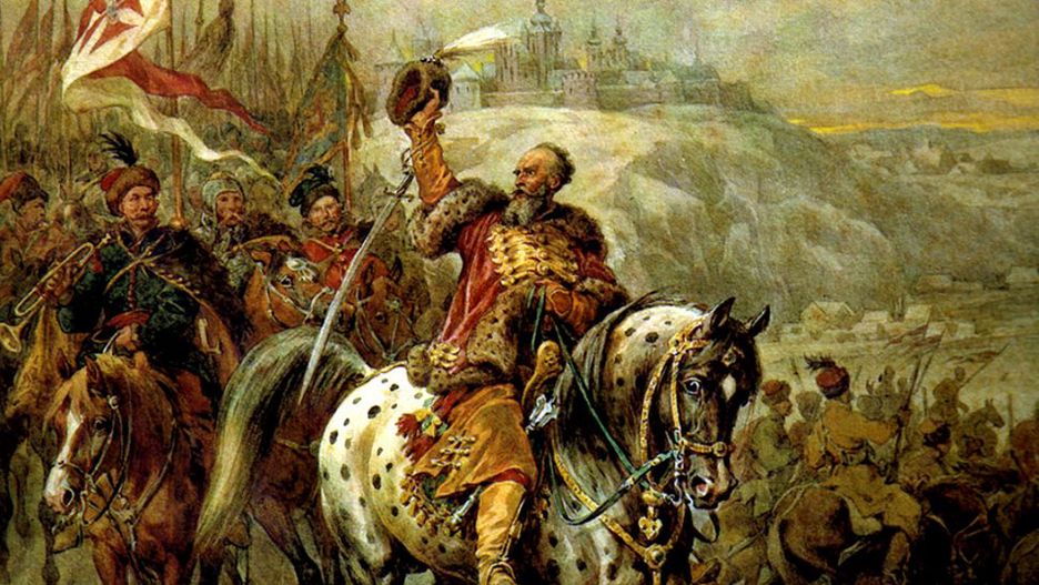 "Czarniecki pod Płockiem", obraz Juliusza Kossaka