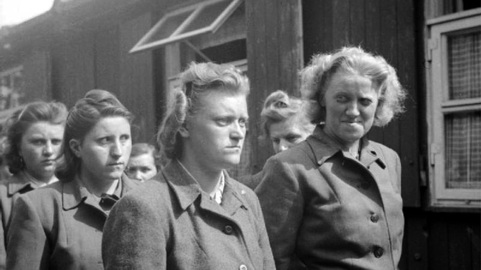 SS-manki z obozu koncentracyjnego Bergen-belsen