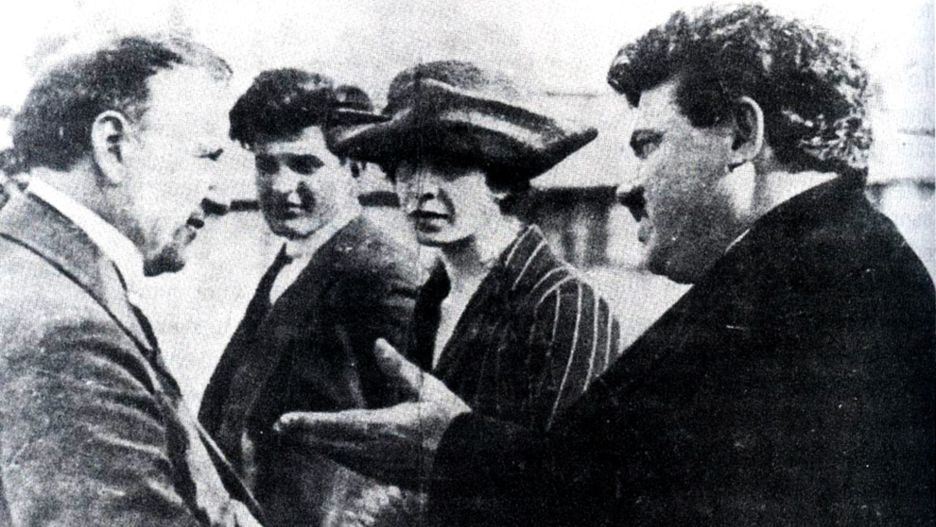 Premier Bułgarii Aleksandyr Stambolijski (pierwszy z prawej)