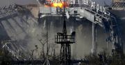 Konflikt na Ukrainie - zniszczone lotnisko w Doniecku