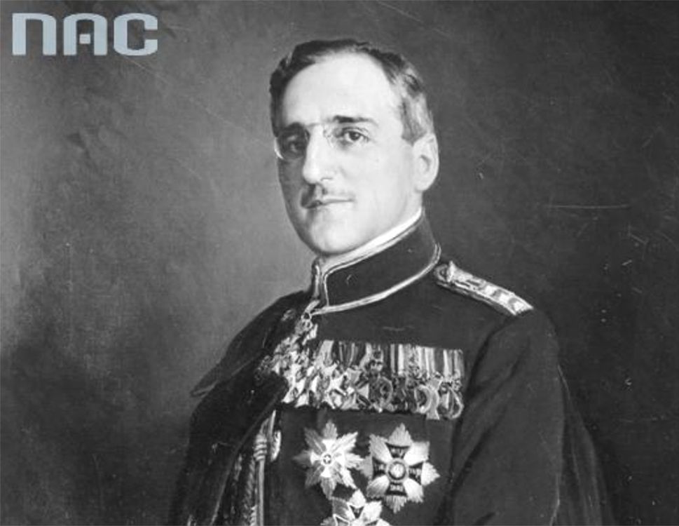 Aleksander I - król Jugosławii odznaczony orderem Virtuti Militari