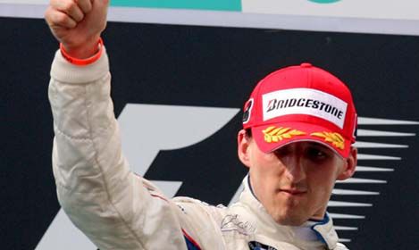 Kubica w GP Malezji pokonał chorobę
