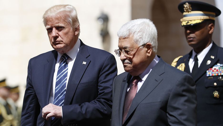 Donald Trump i Mahmud Abbas.