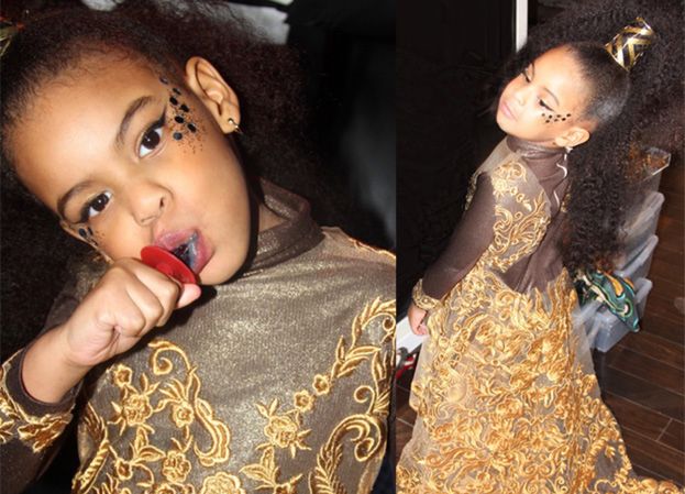 Córka Beyonce i Jay-Z w makijażu i peruce (ZDJĘCIA)