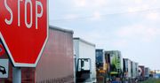 Protest tirowców przed przejściem polsko-ukraińskim