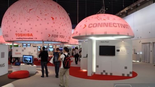 IFA 2009: rzut oka na stoisko Toshiby 1