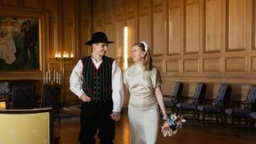Gwiazda skoków wzięła ślub. Nietypowe zdjęcie obiegło sieć