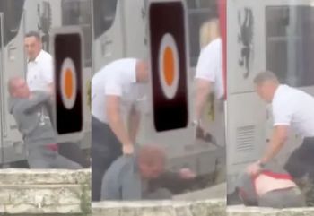 Bójka w Wejherowie. Policja bada zdarzenie na peronie kolejowym