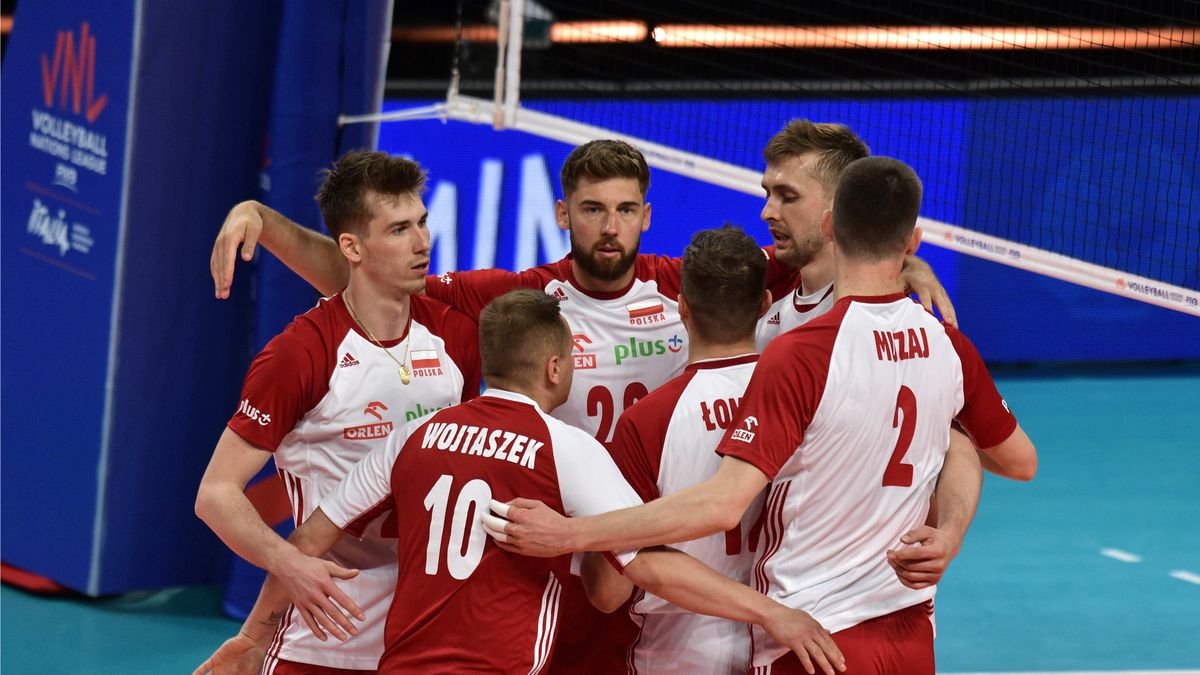 Materiały prasowe / FIVB / Na zdjęciu: reprezentacja Polski siatkarzy