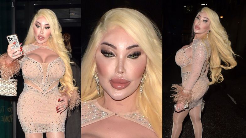 Jessica Alves prezentuje swą nieludzką figurę w Londynie