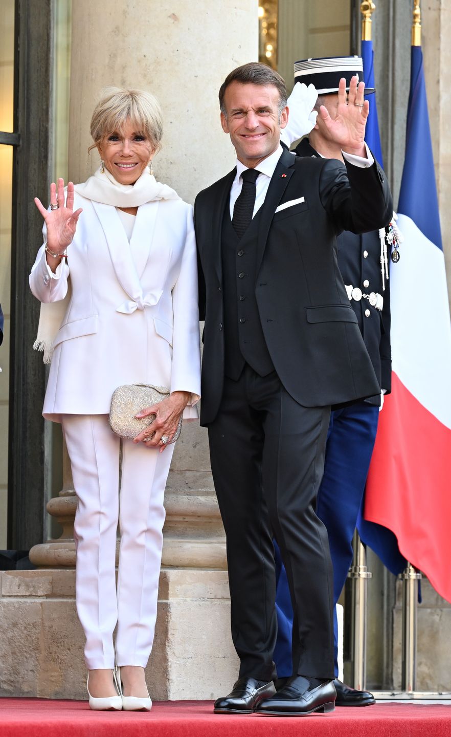 Emmanuel Macron i Brigitte Macron 
