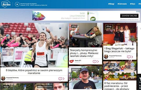 AktywnieBardzo.pl - nowy serwis internetowy Radia ZET o aktywnym wypoczynku