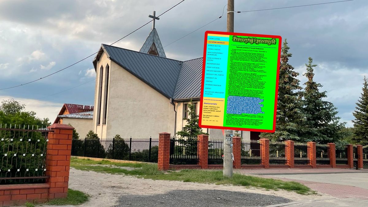 Ksiądz z ambony upomniał sąsiada.