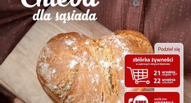 Biedronka włącza się w akcję Caritasu „Kromka chleba dla sąsiada”
