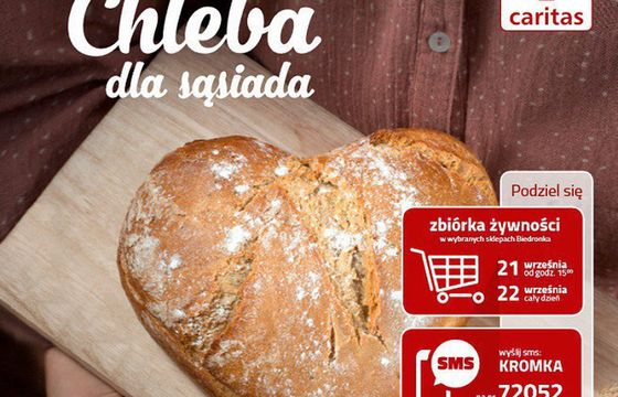 Biedronka włącza się w akcję Caritasu „Kromka chleba dla sąsiada”