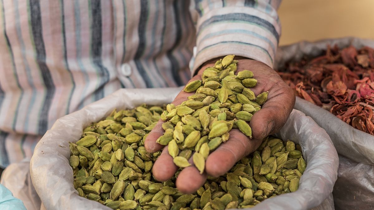 Kardamon w smaku jest piekący, słodkawy, są w nim nuty pieprzowo-cytrynowe