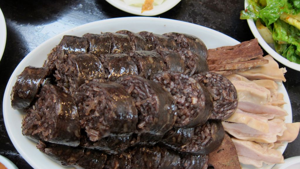 Kaszanka składa się głównie z podrobów