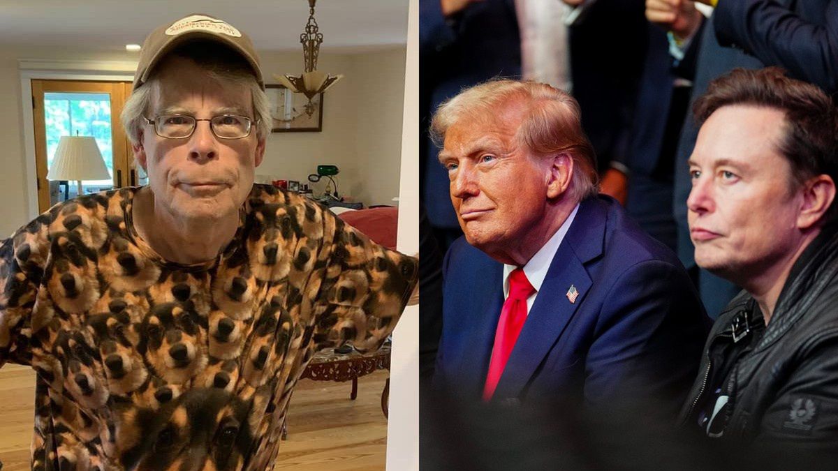 Stephen King / Elon Musk i Donald Trump 