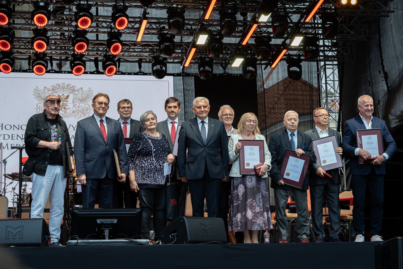 Wręczenie wyróżnień &#34;Urbi Meritus – Zasłużony Miastu&#34;.