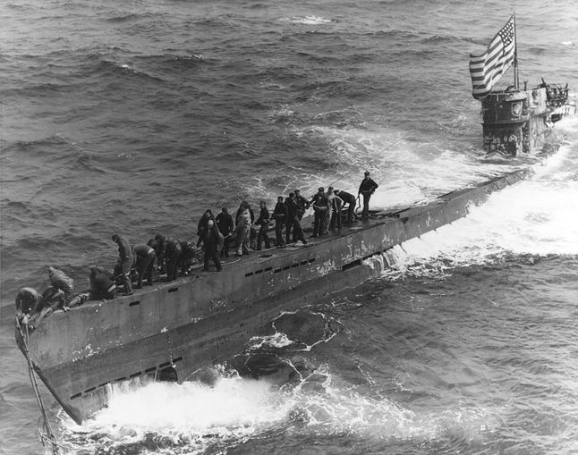 Okręt U-505 zdobyty przez Amerykanów