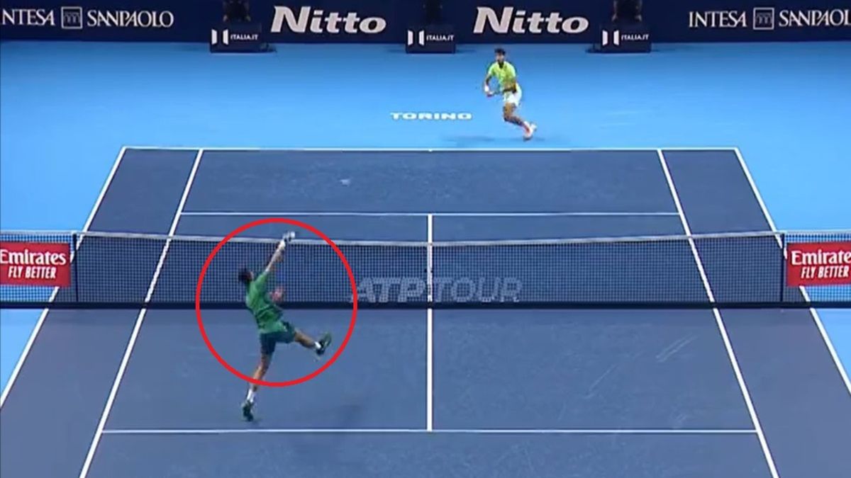 Zdjęcie okładkowe artykułu: Twitter / ATP / Novak Djoković w meczu z Carlosem Alcarazem