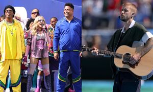 Gwiazdy estrady dały popis na finale mundialu: Madonna z legendami piłki nożnej, a Justin Bieber z... gitarą akustyczną (ZDJĘCIA)