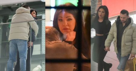 TYLKO NA PUDELKU: Sylwia Bomba i Grzegorz Collins wymieniają czułości w galerii handlowej. Słodka para? (ZDJĘCIA)