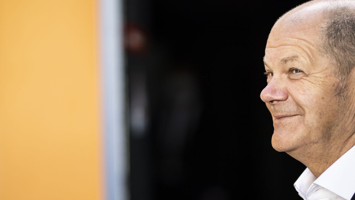 POTSDAM, GERMANY - SEPTEMBER 14: Olaf Scholz, chancellor candidate for the SPD, is pictured during a panel discussion with young people on September 14, 2021 in Potsdam, Germany. (Photo by Florian Gaertner/Photothek via Getty Images)