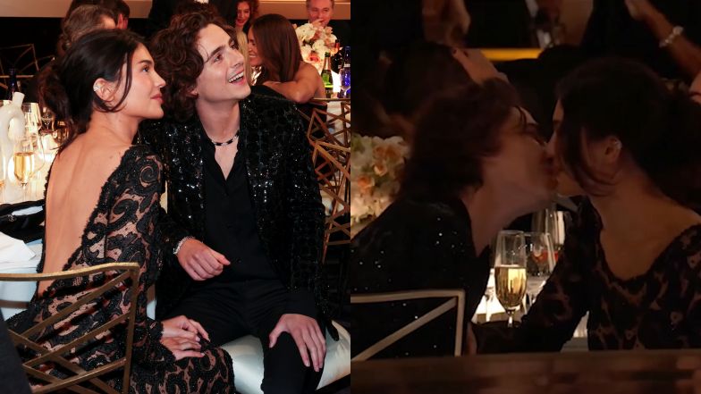 Kylie Jenner i Timothee Chalamet całują się na Złotych Globach