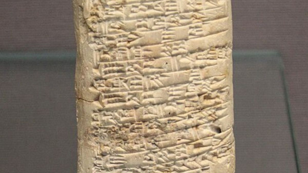 Gliniana tabliczka ze skargą Nanniego na dostawę miedzi, około 1750 roku p.n.e. Kolekcja British Museum