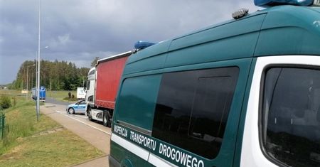 Kierowca ciężarówki miał 2,3 promila. Tłumaczył, że to przez urodziny
